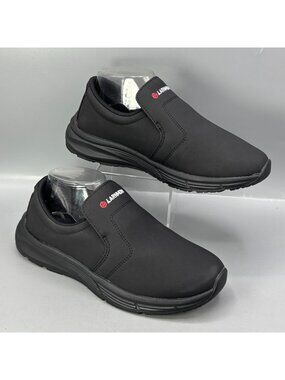 Larnmern L03301-8 Work Chef Shoes Womens 8 Black Slip Resistant Waterproof